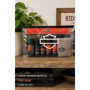 Harley-Davidson Travel Care Kit Motorcycle Cleaning Kit New Sealed Bar & Shield